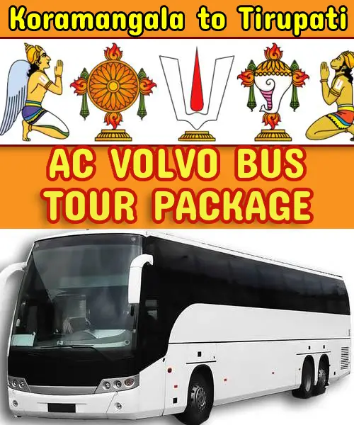 Koramangala to Tirupati Tour Package by Bus