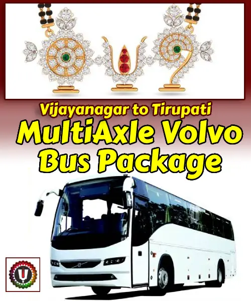 Vijayanagar to Tirupati Package by Bus