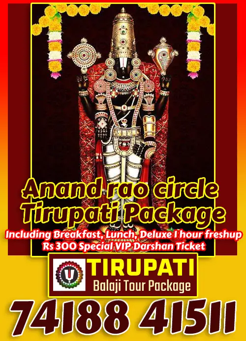 Anand rao circle to Tirupati Package