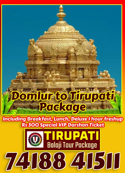 Domlur to Tirupati Package
