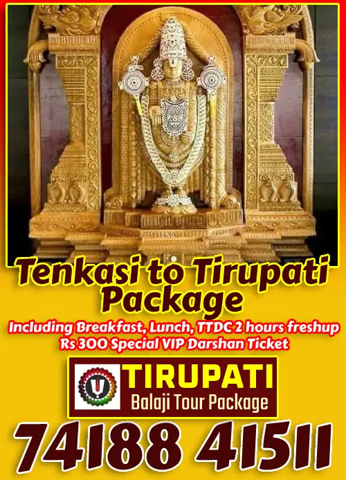 Tenkasi to Tirupati Package