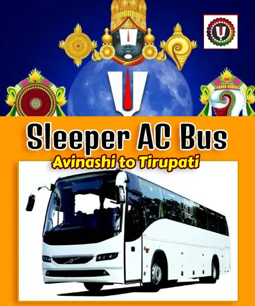 Avinashi to Tirupati Tour Package by Bus